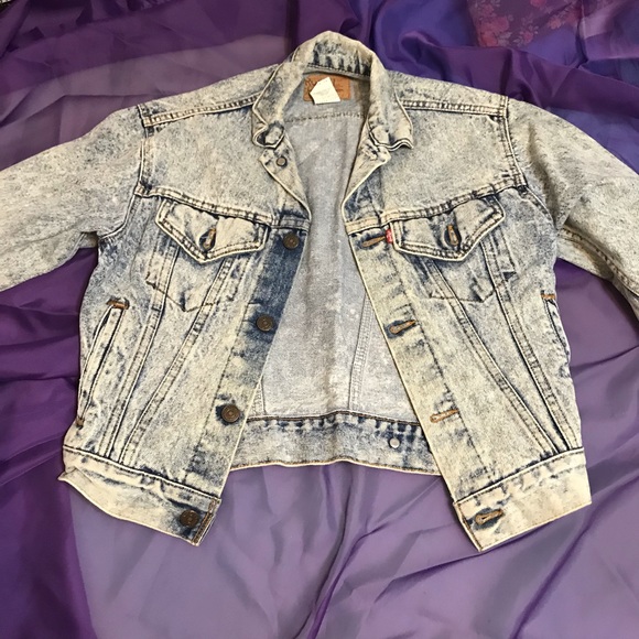 Levi's Other - Vintage 80’s Levi’s Acid Wash Denim Jacket
